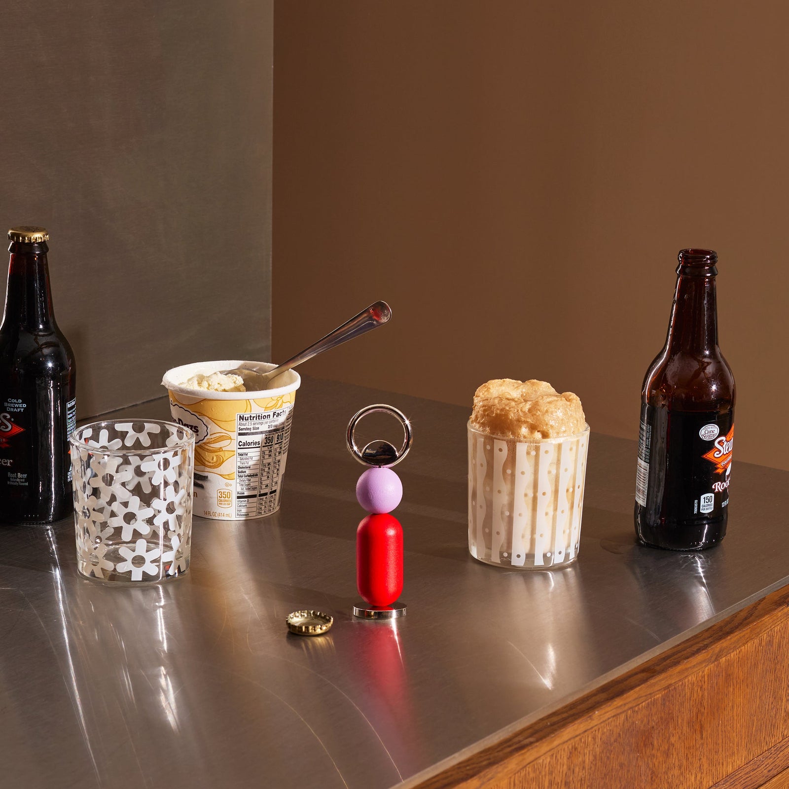 Areaware Abaco Bottle Opener Purple Red