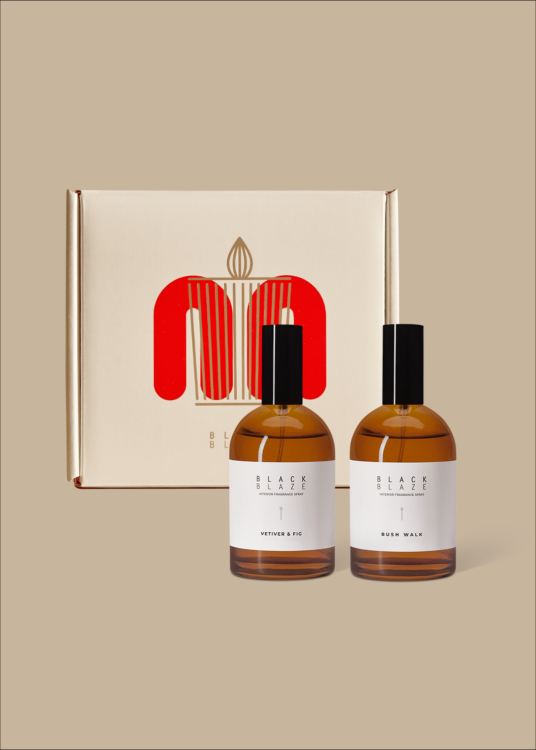 Black Blaze Double Mist Set - Bush Walk/Vetiver & Fig