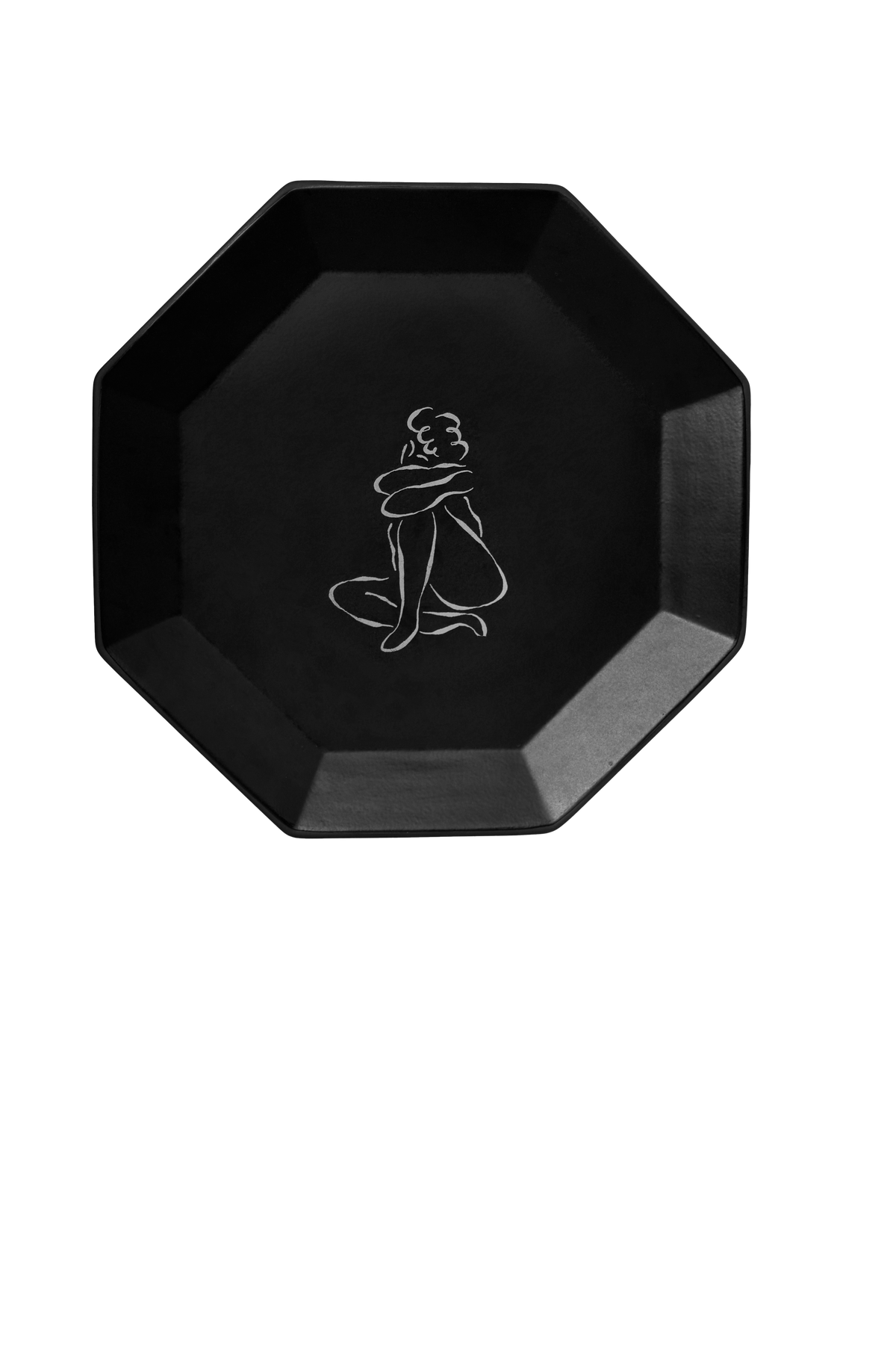 Black Blaze GEM Dinner Plate - Black