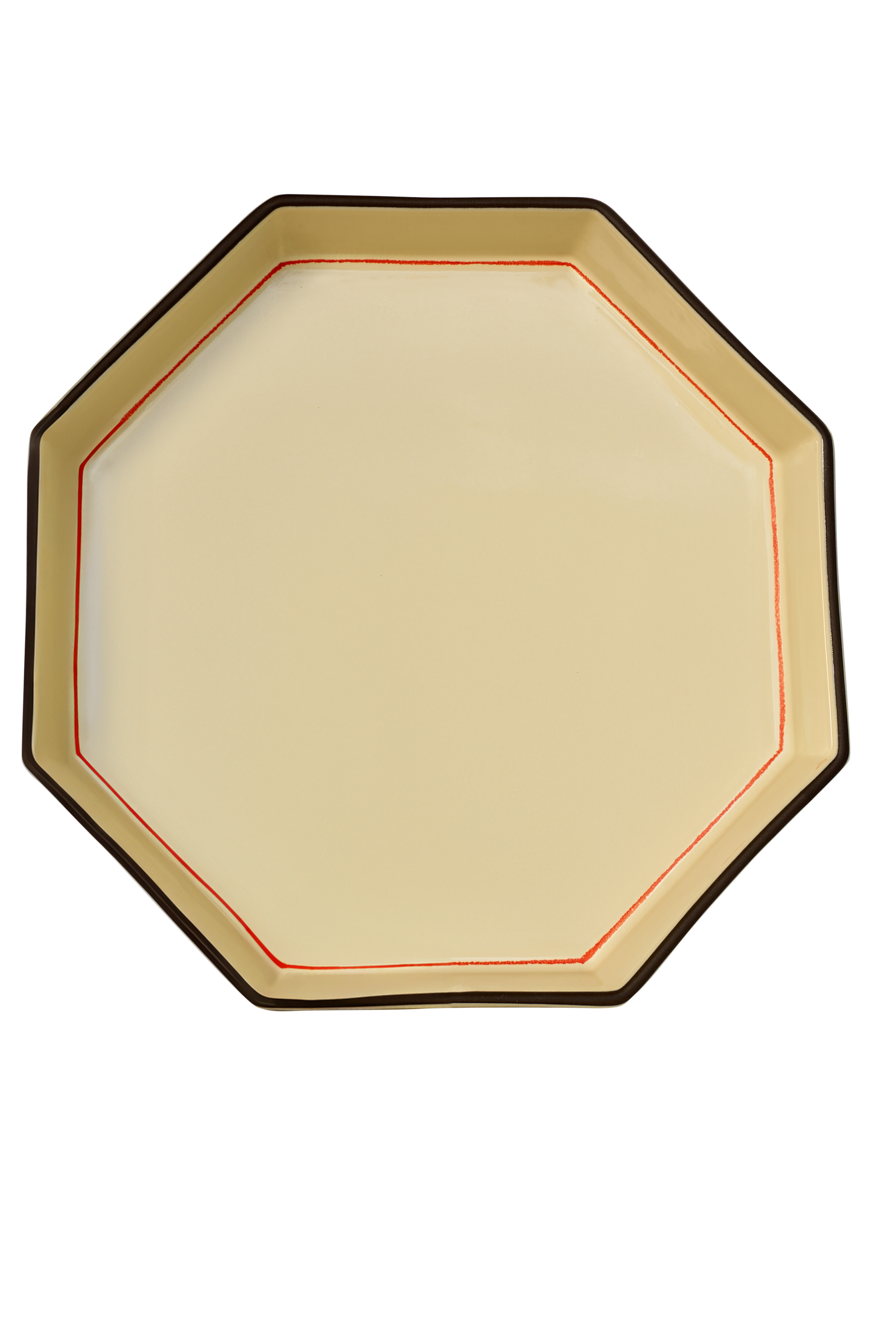 Black Blaze Gem Bowl - Ivory