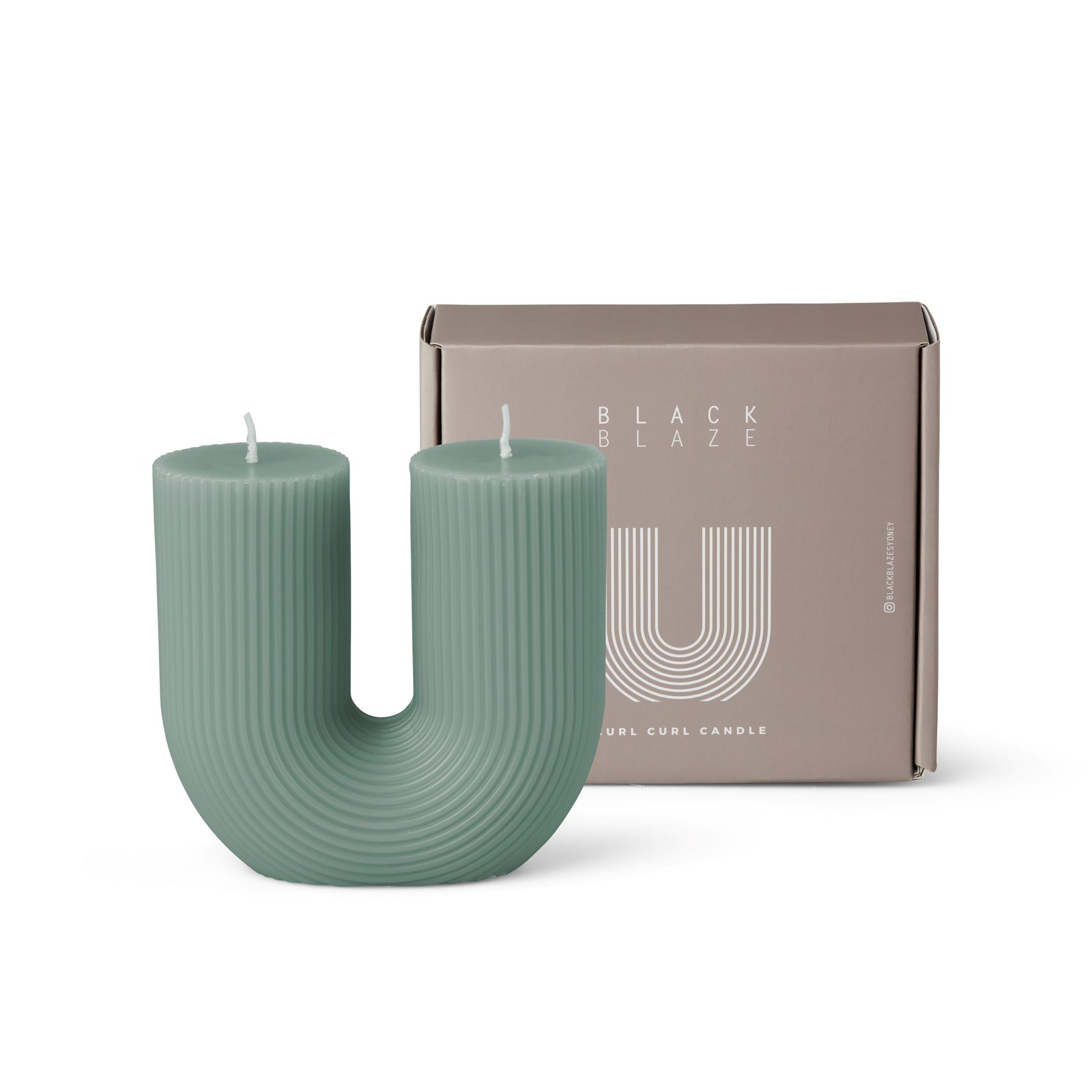 Black Blaze Curl Curl Candle - Sage