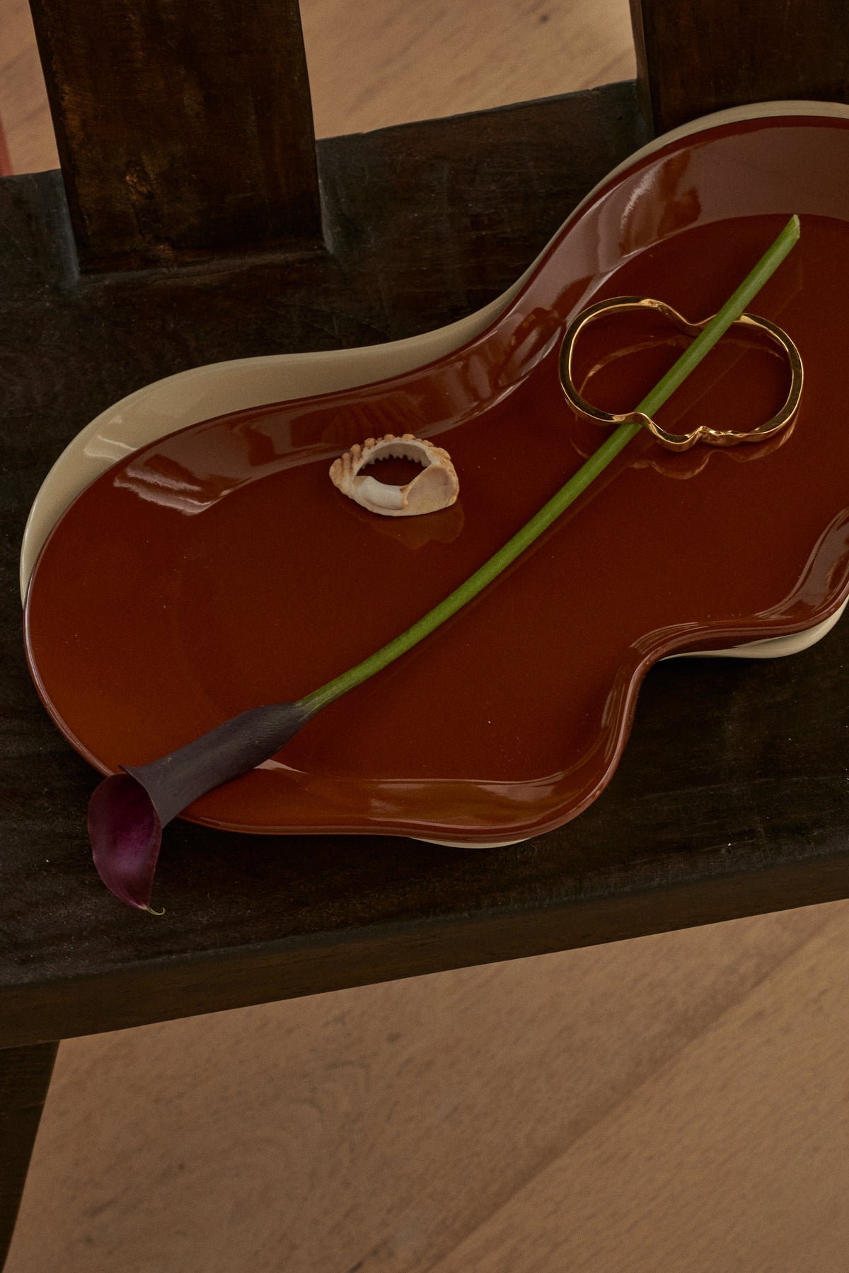 Black Blaze Drift Tray - Rust