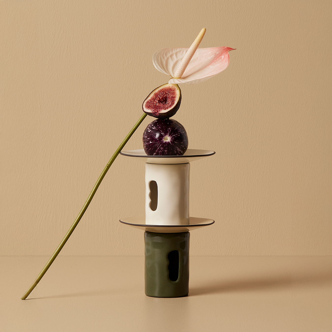 Black Blaze Lumière Oil Burner - Olive