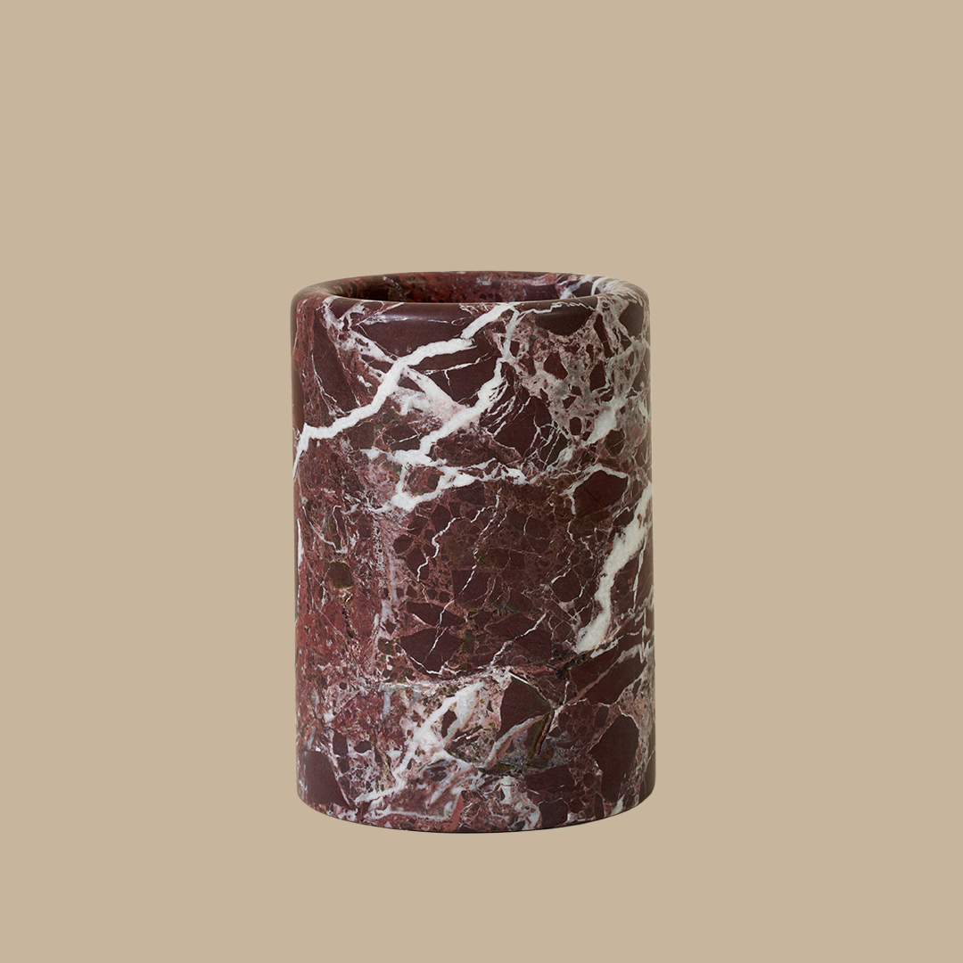 Black Blaze Oasis Wine &amp; Champagne Marble Cooler - Rosso Levanto