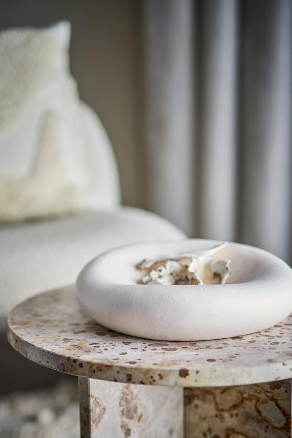 Bloomingville Audra White Stoneware Bowl