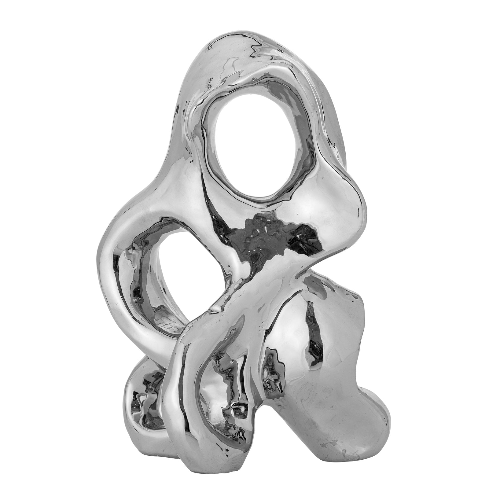 Bloomingville Vinini Silver Stoneware Deco