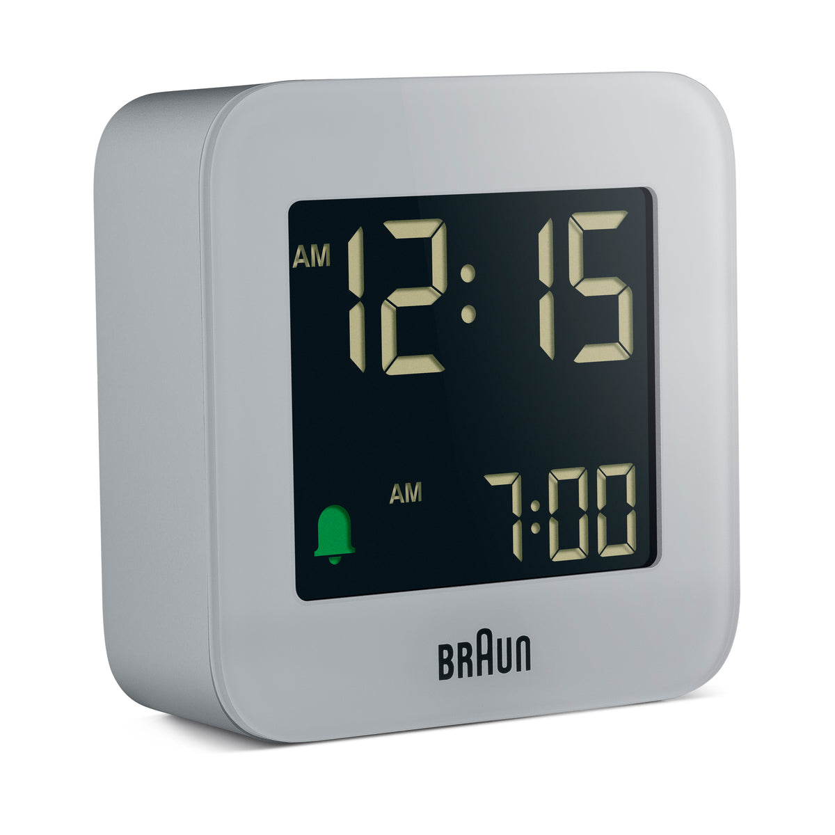 Braun BC08W Digital Travel Alarm Clock - White