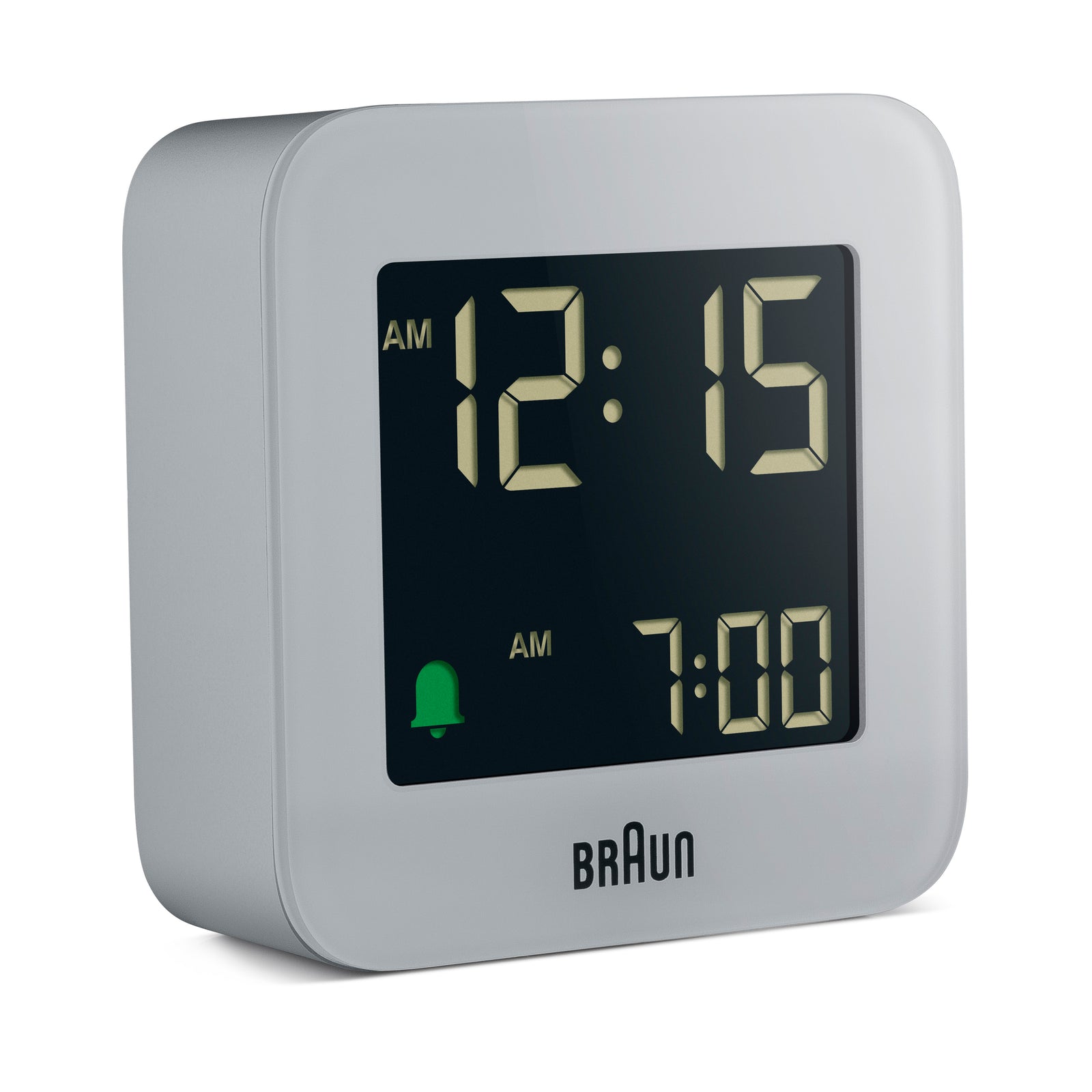 Braun BC08W Digital Travel Alarm Clock - White