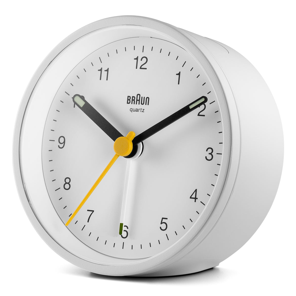 Braun BC12W Classic Analogue Alarm Clock - White