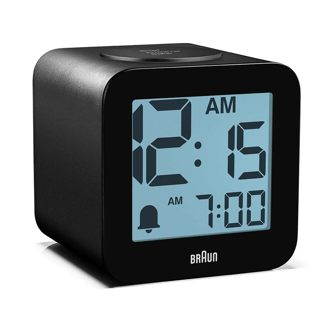Braun BC25BP Time Speaking Digital Alarm Clock - Black