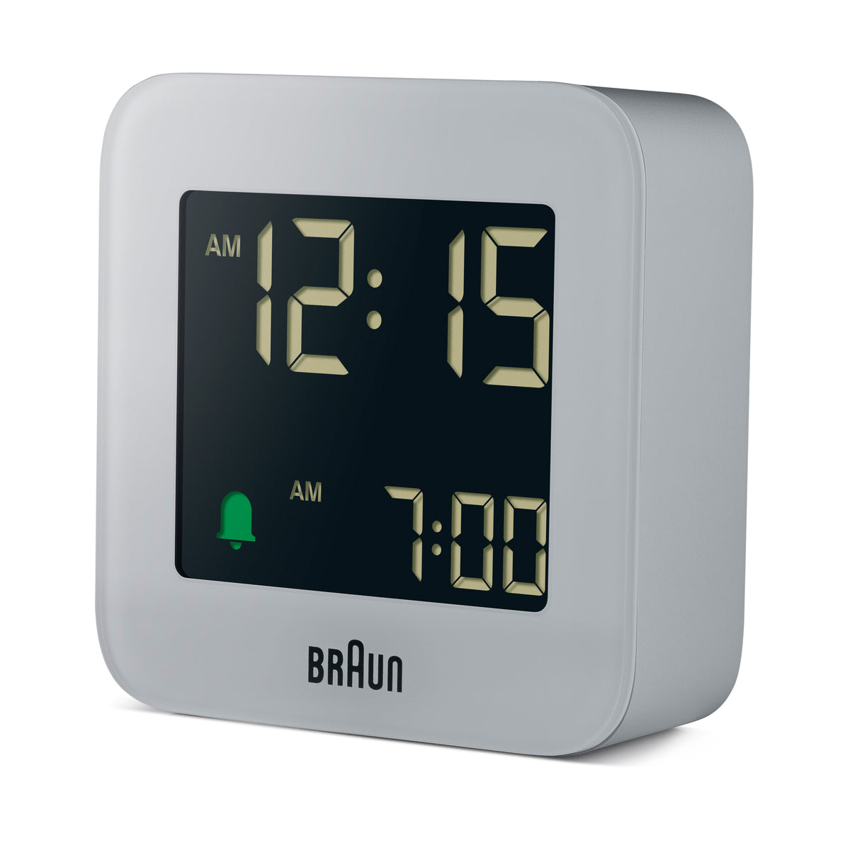 Braun BC08W Digital Travel Alarm Clock - White