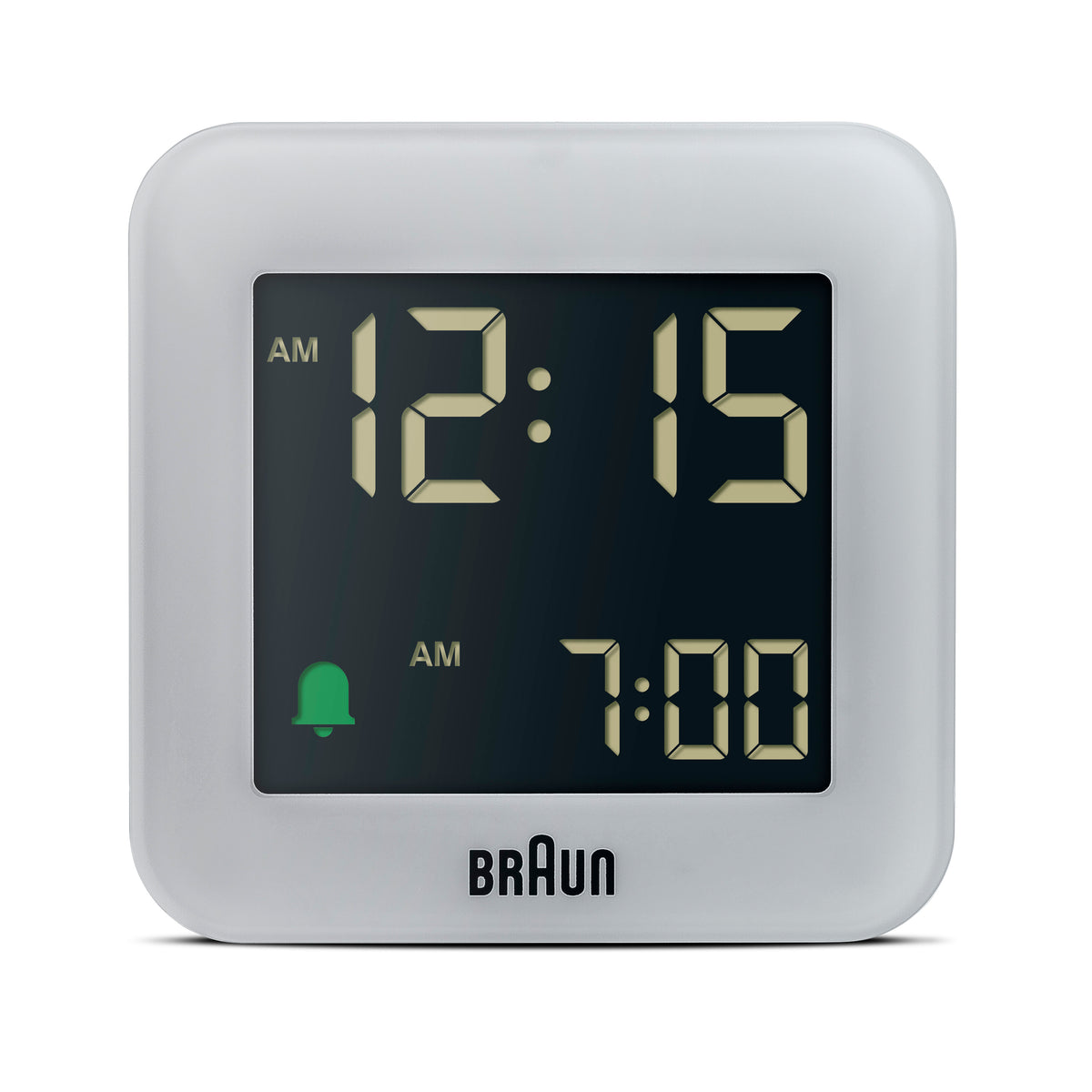 Braun BC08W Digital Travel Alarm Clock - White