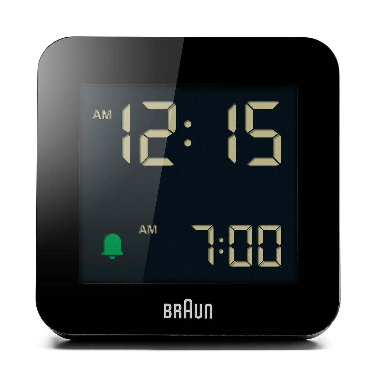Braun BC09B Digital Alarm Clock - Black