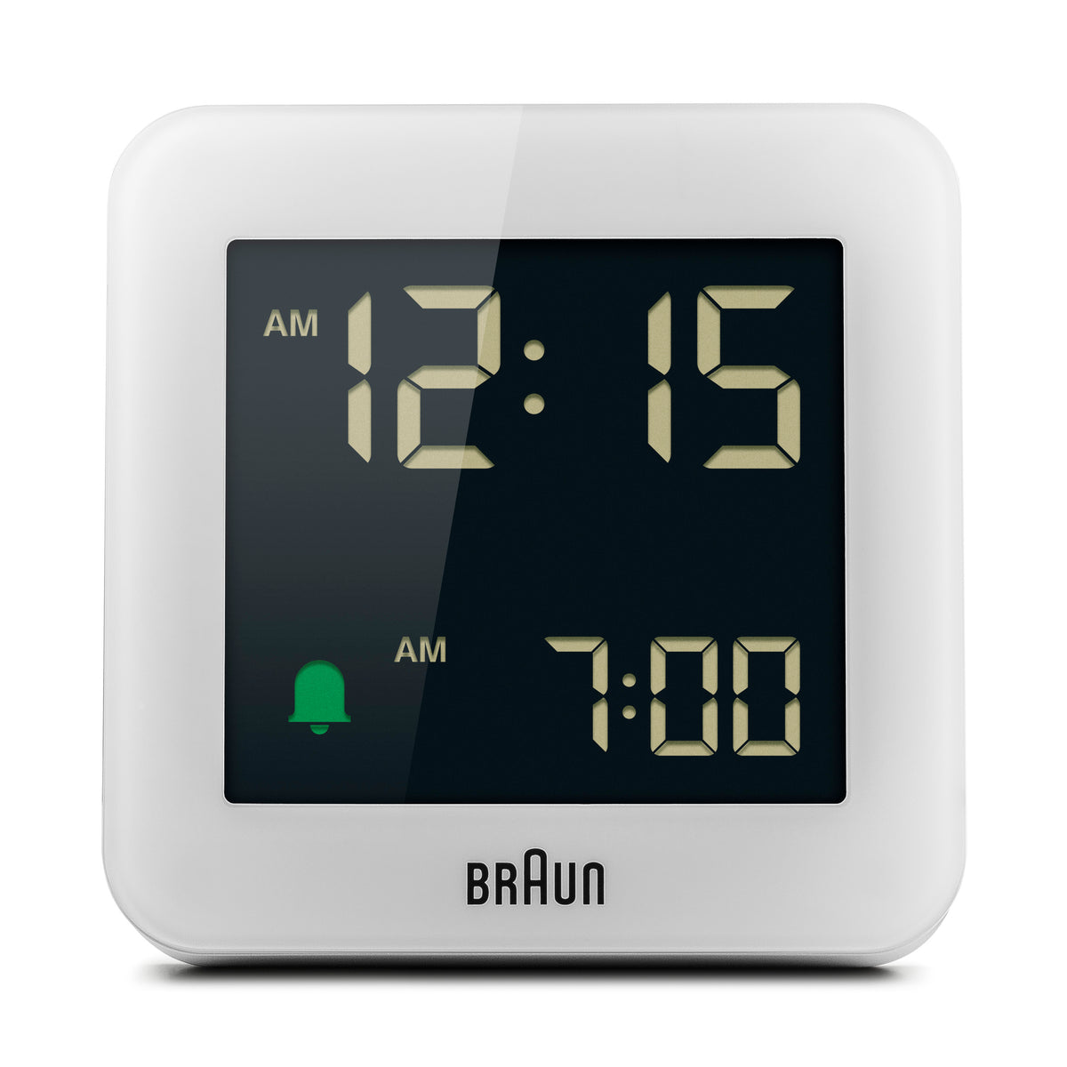 Braun BC09W Digital Alarm Clock - White