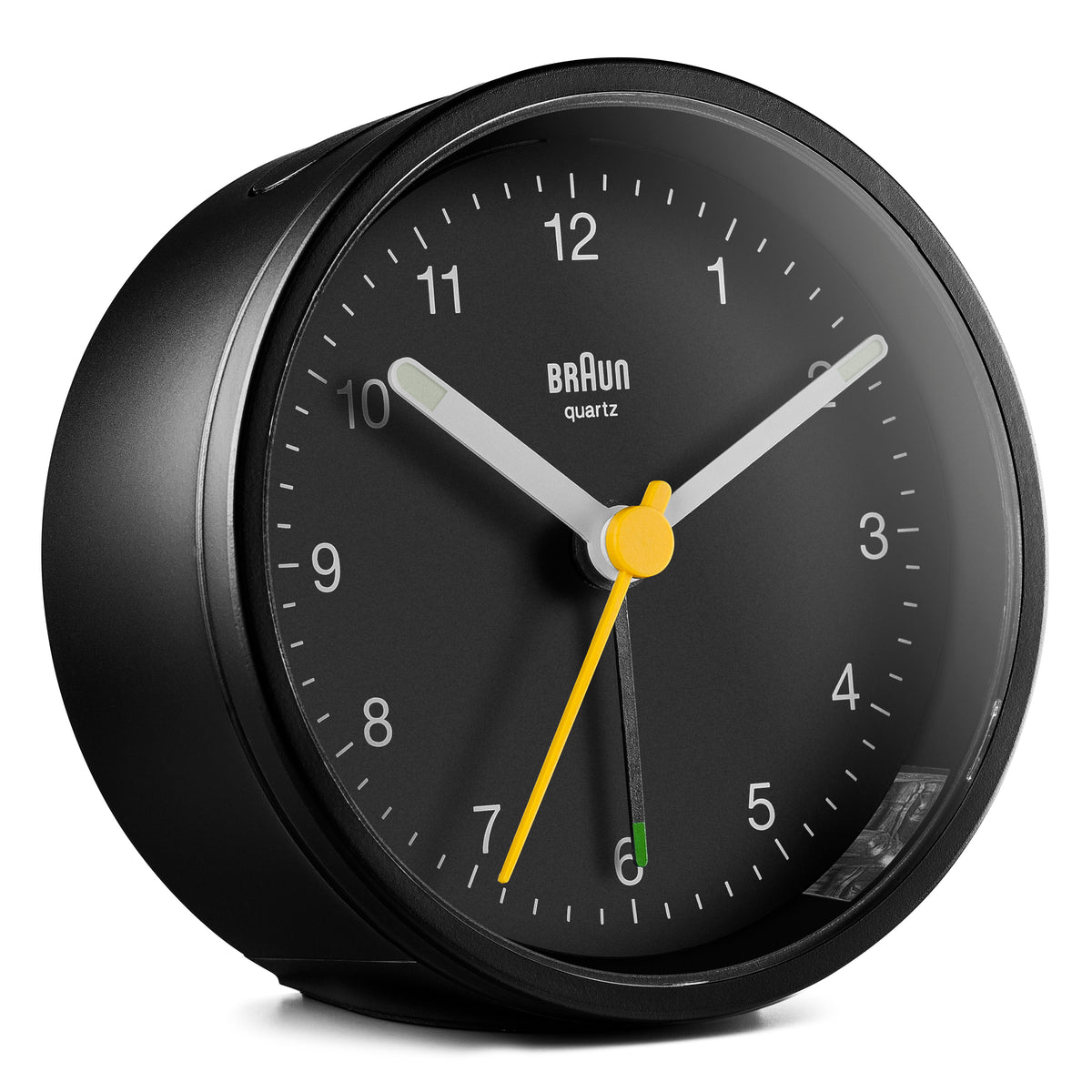 Braun BC12B Classic Analogue Alarm Clock - Black