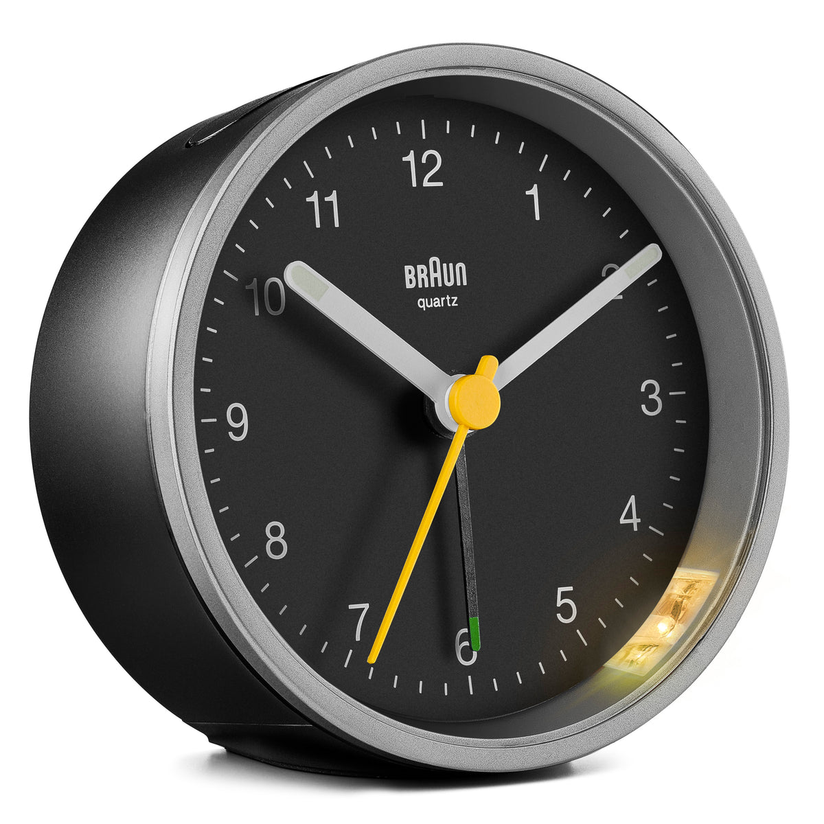Braun BC12B Classic Analogue Alarm Clock - Black