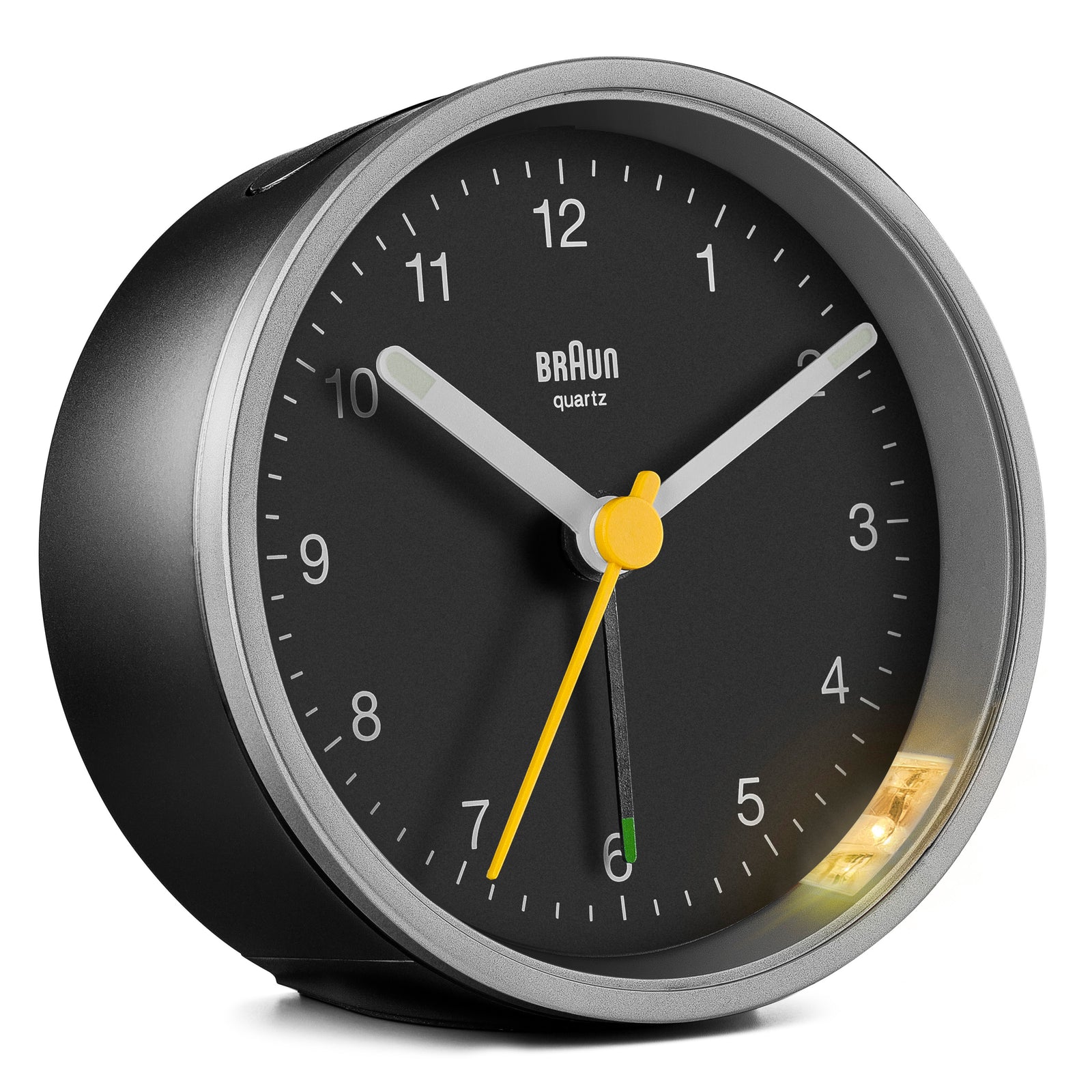 Braun BC12B Classic Analogue Alarm Clock - Black