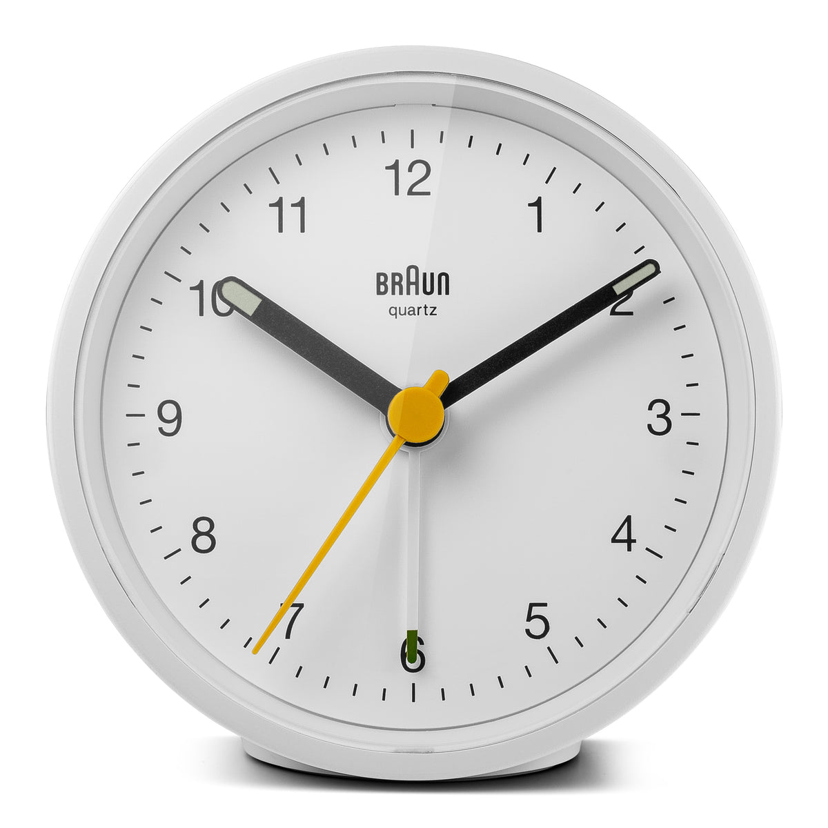 Braun BC12W Classic Analogue Alarm Clock - White