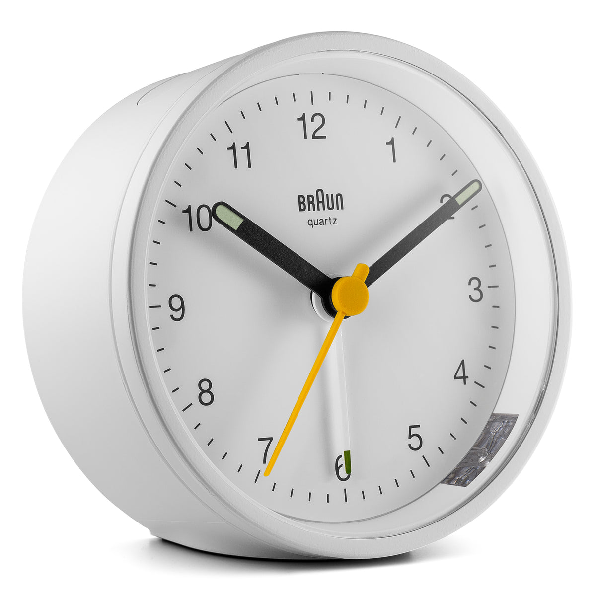 Braun BC12W Classic Analogue Alarm Clock - White