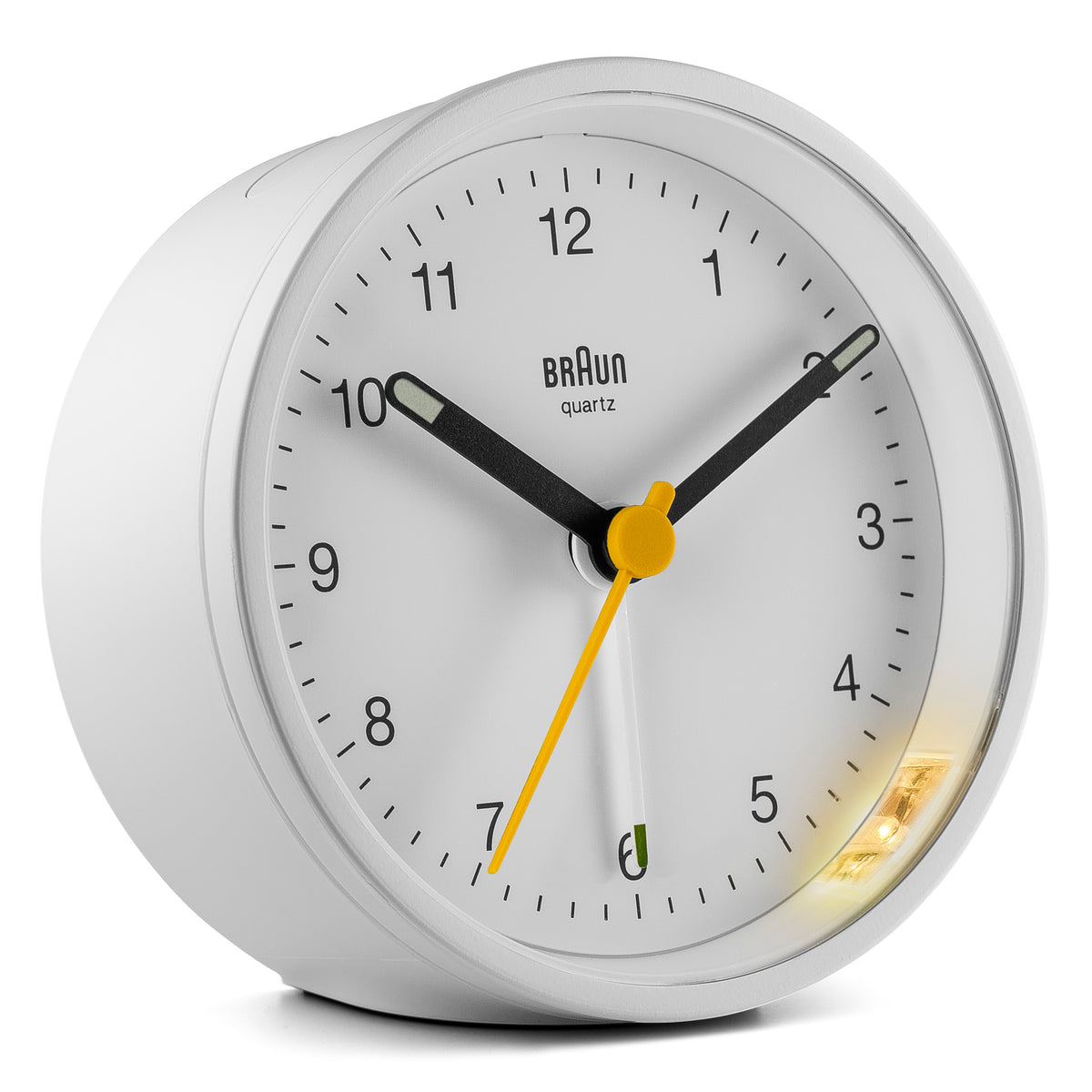 Braun BC12W Classic Analogue Alarm Clock - White