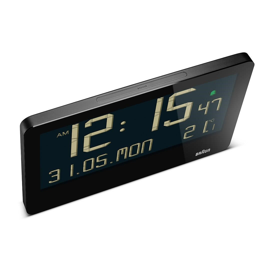 Braun BC14B Digital Wall Clock - Black