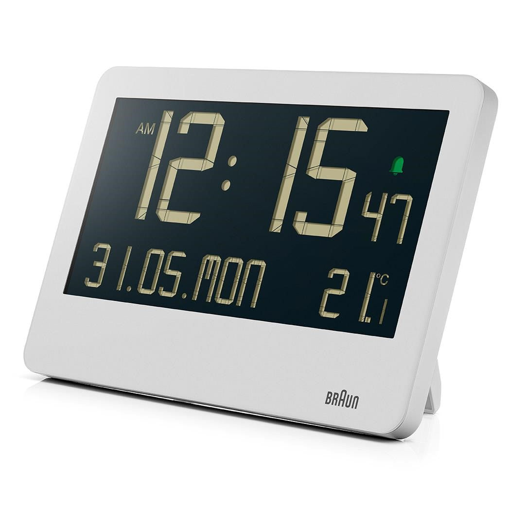Braun BC14W Digital Wall Clock - White