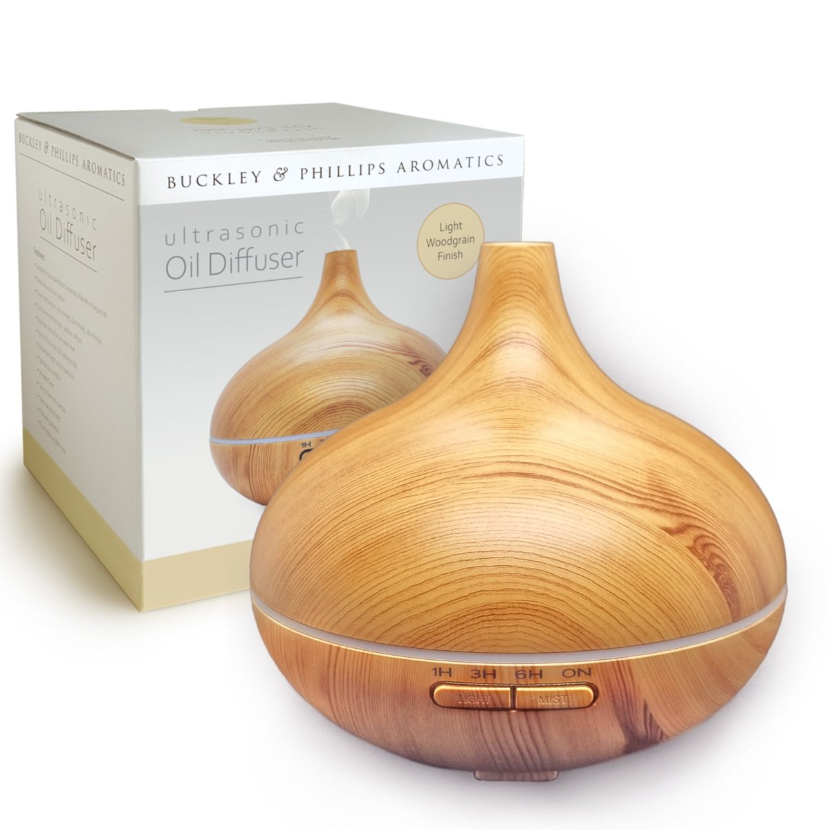 Buckley &amp; Phillips Aromatics Woodgrain Ultrasonic Oil Diffuser