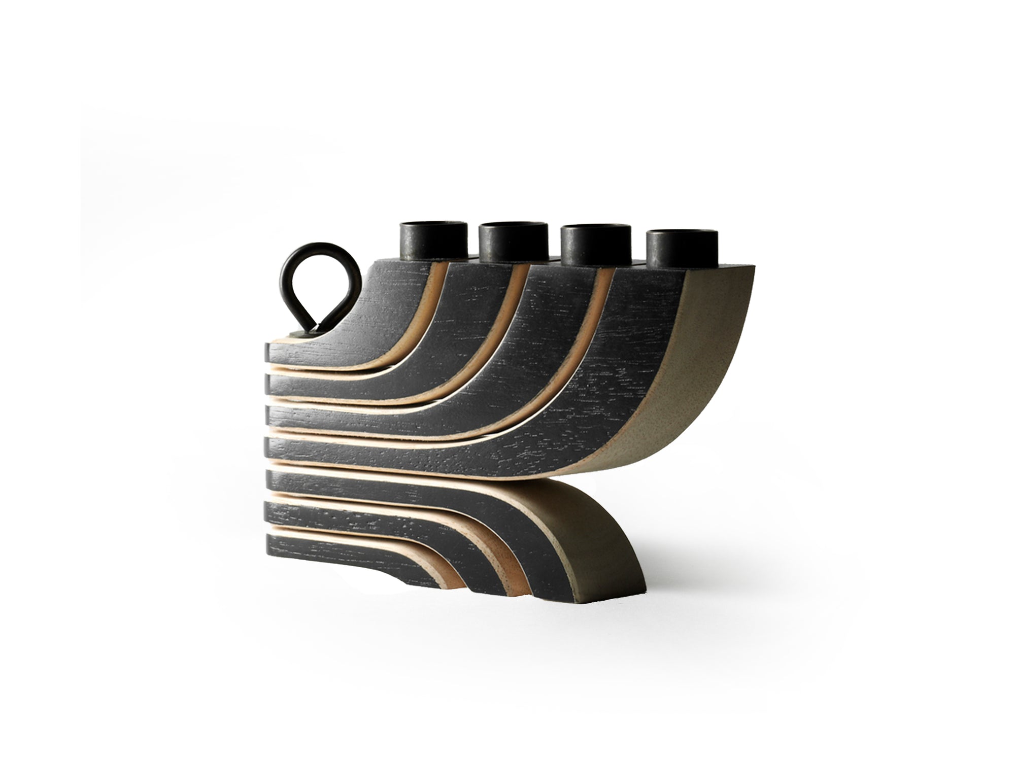 Design House Stockholm Nordic Light Candle Holder 4 - Black