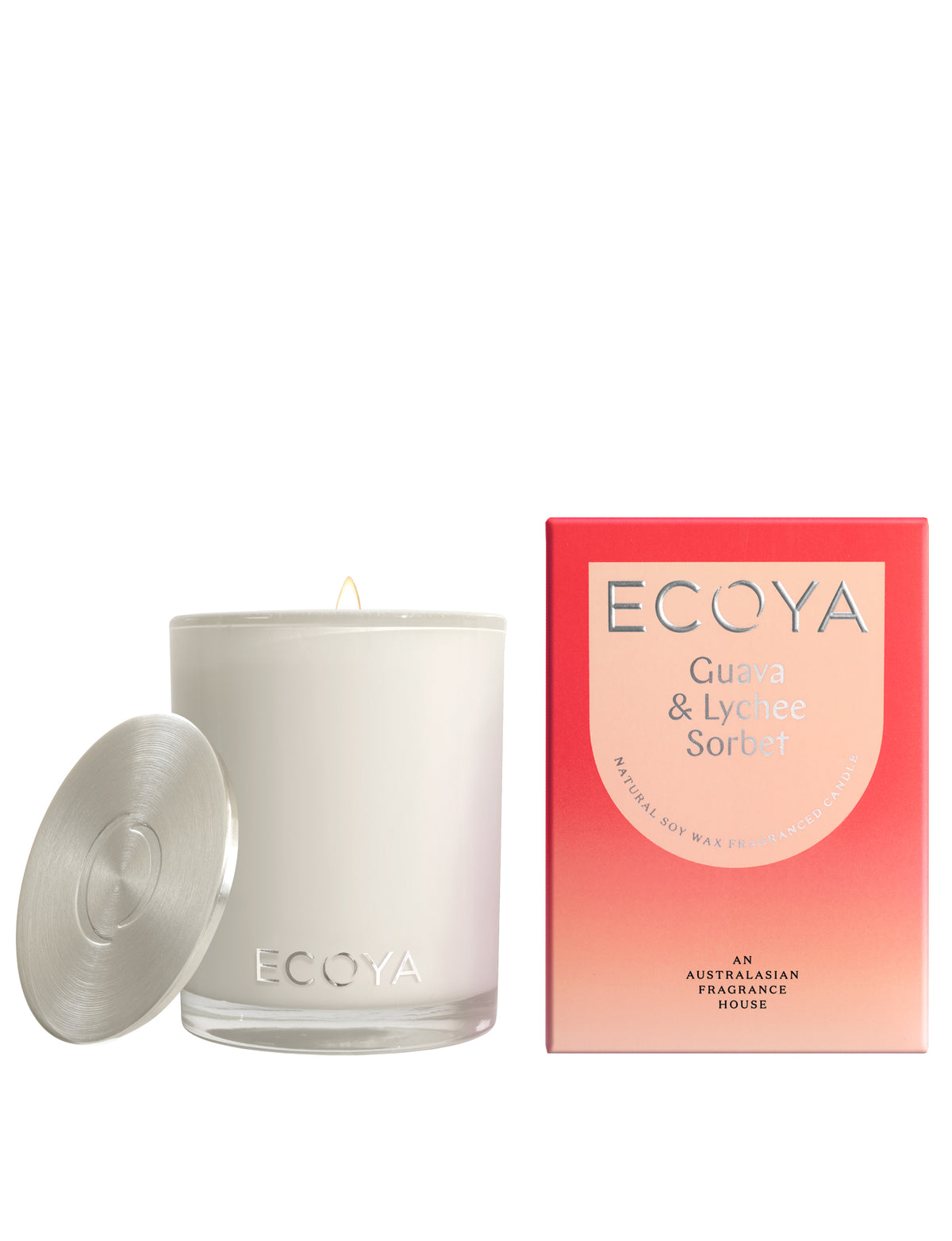 Ecoya Guava &amp; Lychee Sorbet Madison Candle