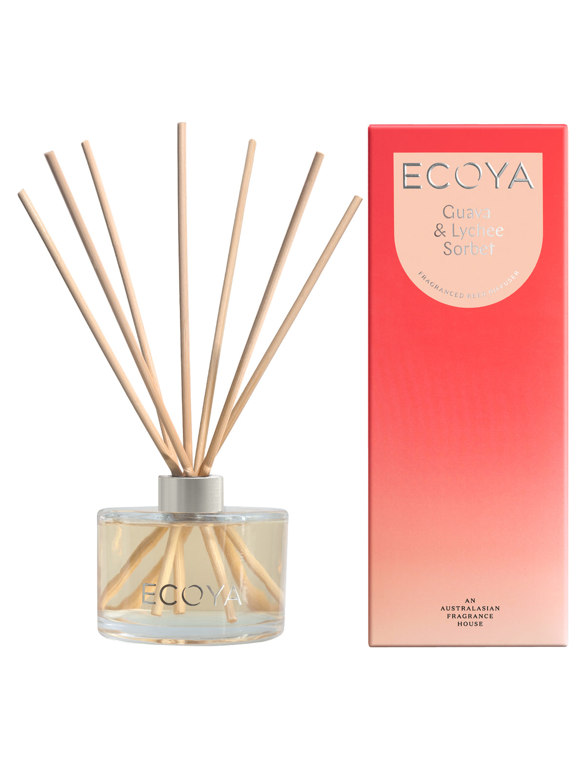 Ecoya Guava &amp; Lychee Sorbet Reed Diffuser