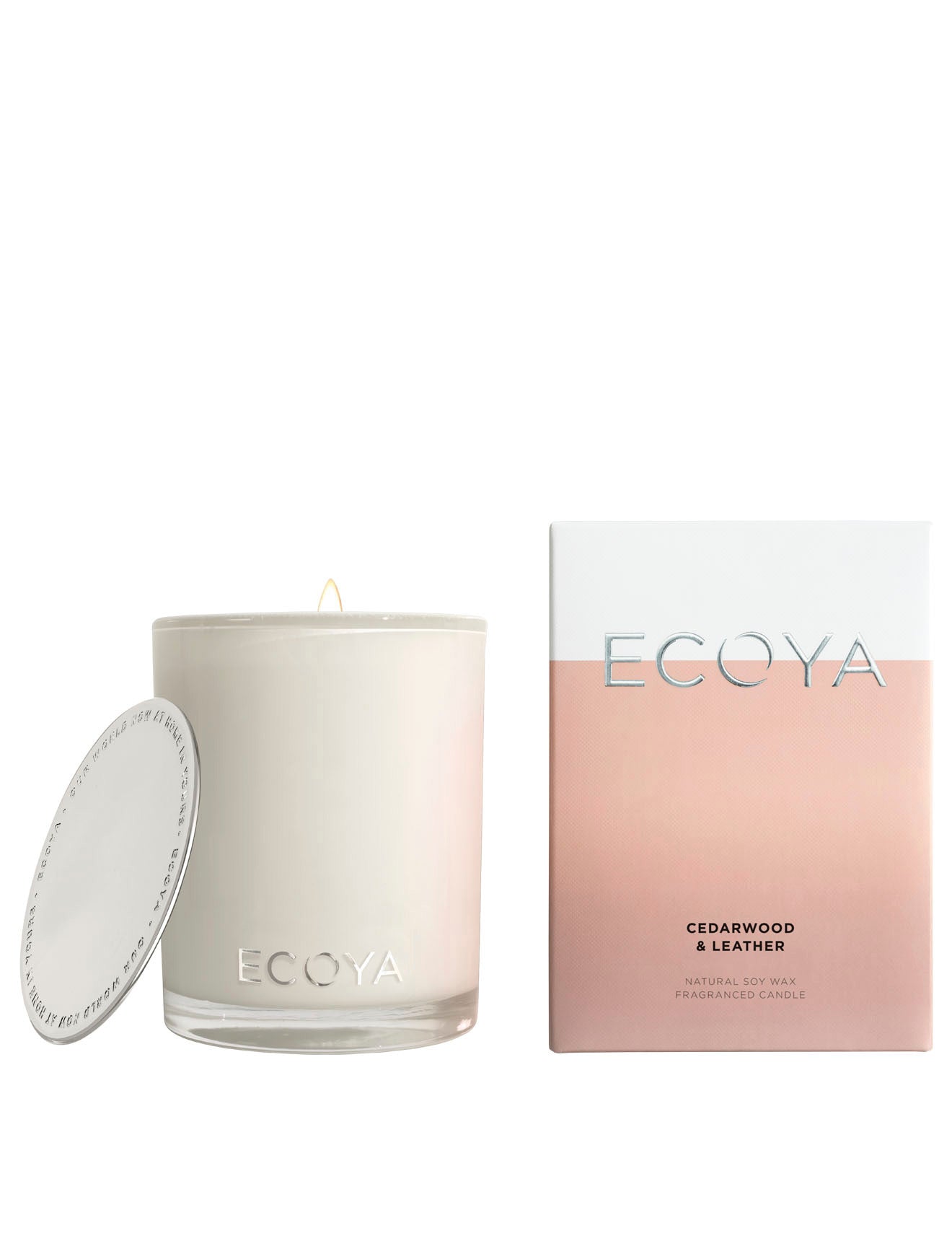 Ecoya Cedarwood & Leather Madison Candle