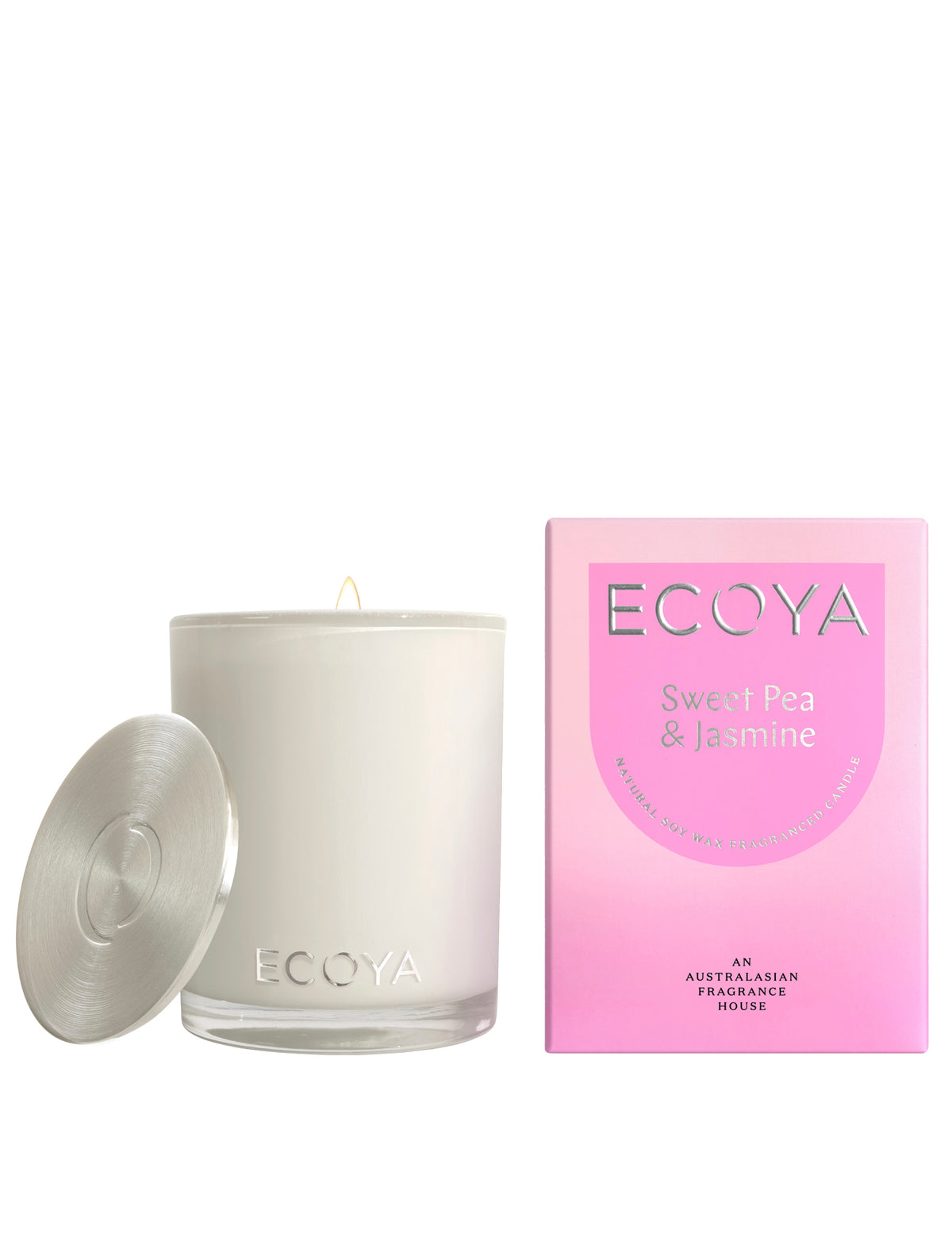 Ecoya Sweet Pea &amp; Jasmine Madison Candle