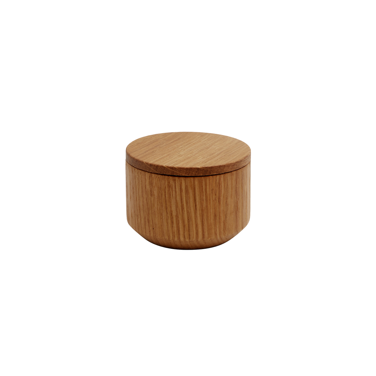 Ekta Living Salt Me Salt Jar - Oiled Oak