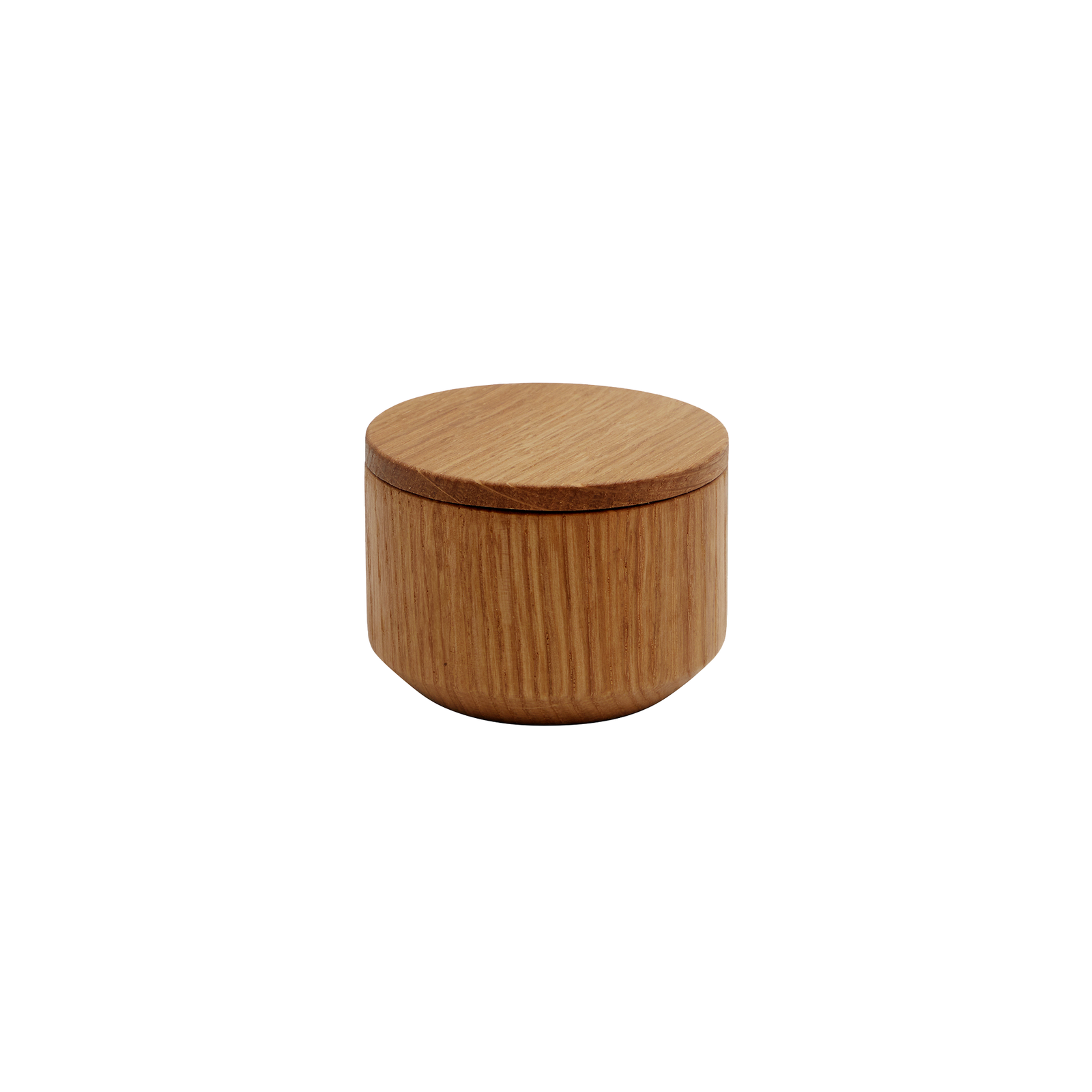 Ekta Living Salt Me Salt Jar - Oiled Oak