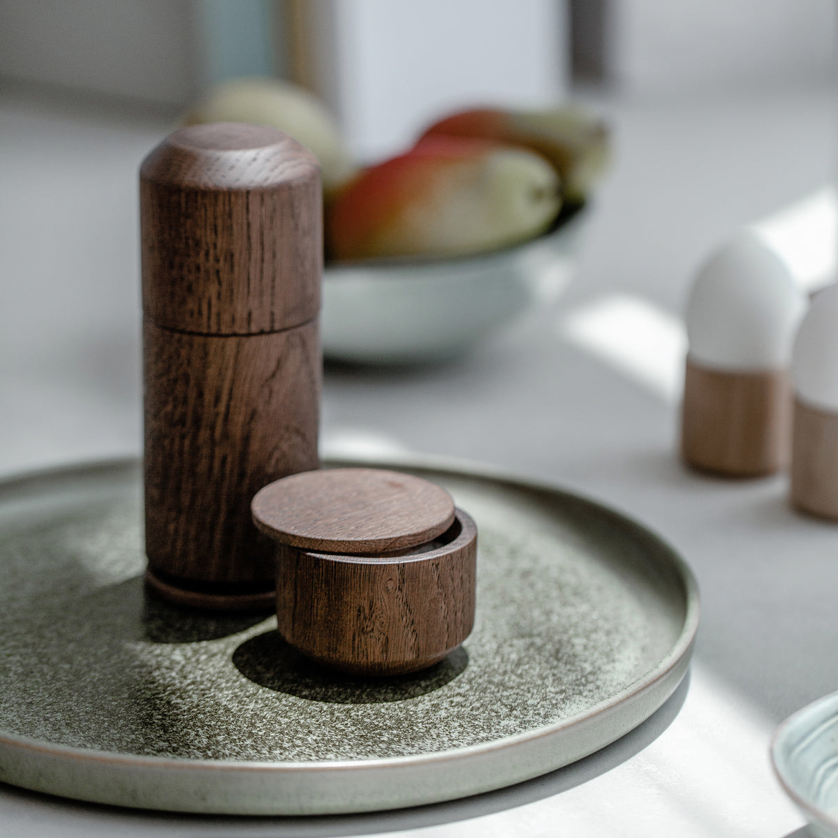 Ekta Living Crush Me Grinder - Smoked Oak