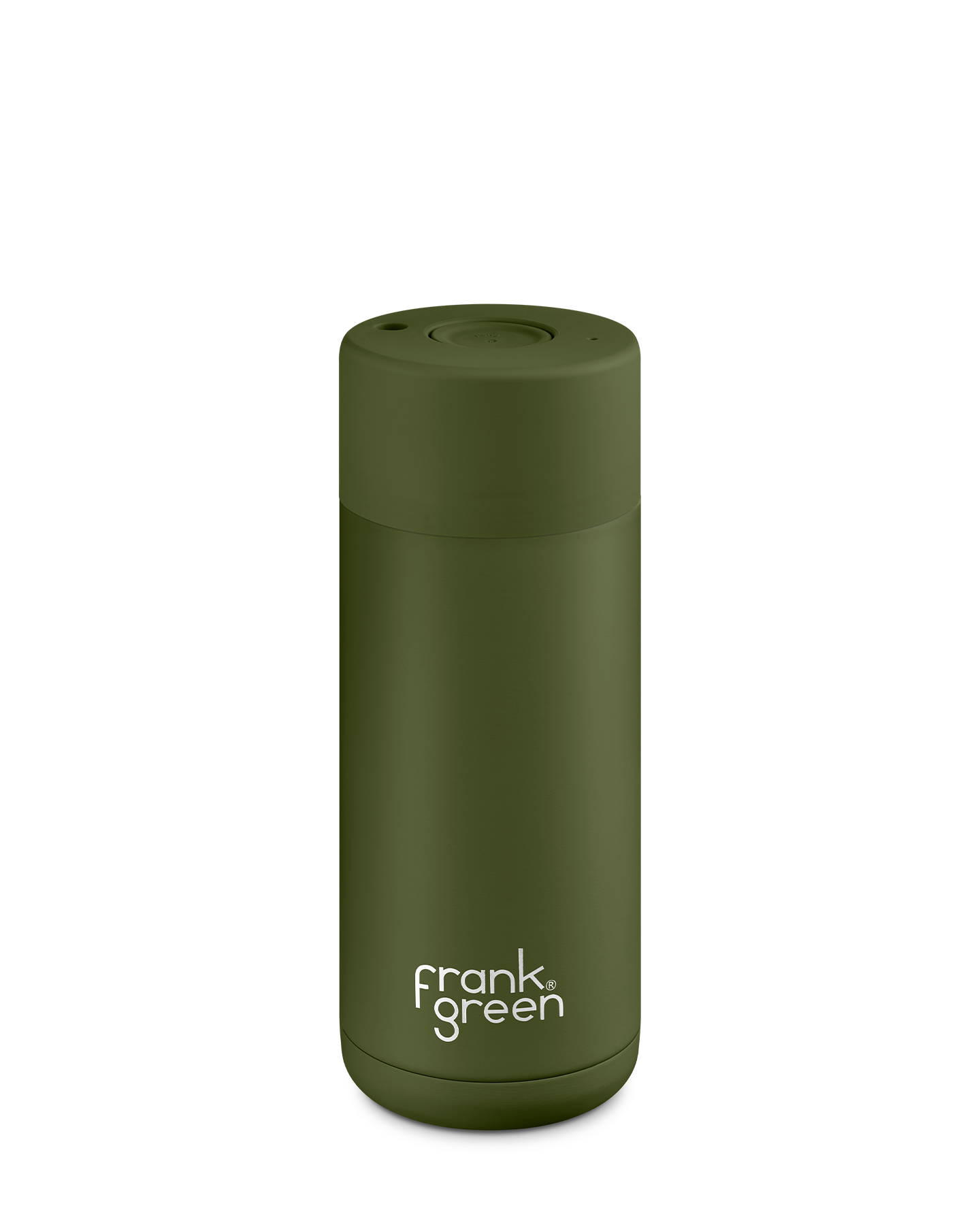 FRANK GREEN CERAMIC REUSABLE CUP 16OZ (475ML) - KHAKI
