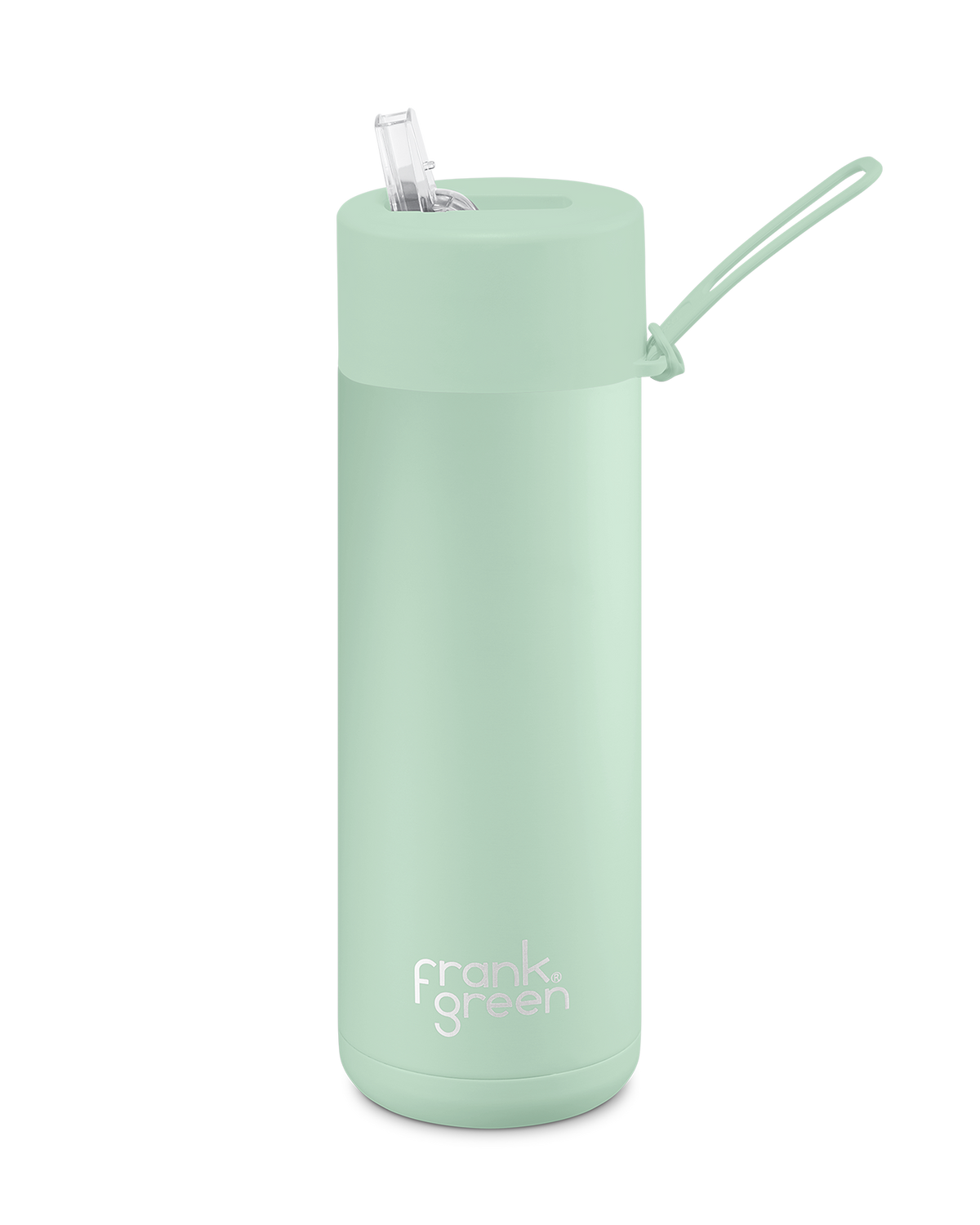 Frank Green Ceramic Reusable Bottle With Straw Lid 20oz - Mint Gelato
