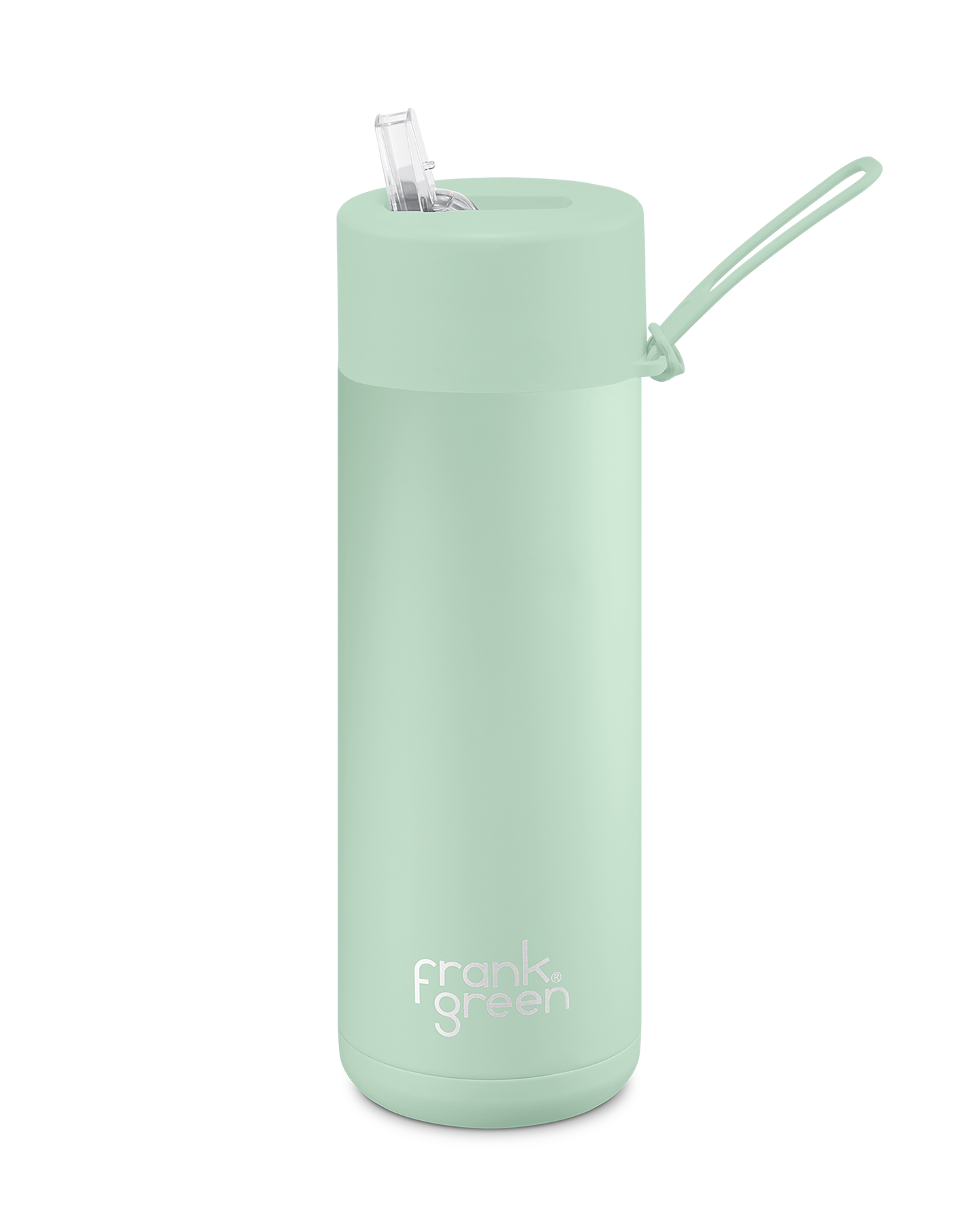 Frank Green Ceramic Reusable Bottle With Straw Lid 20oz - Mint Gelato