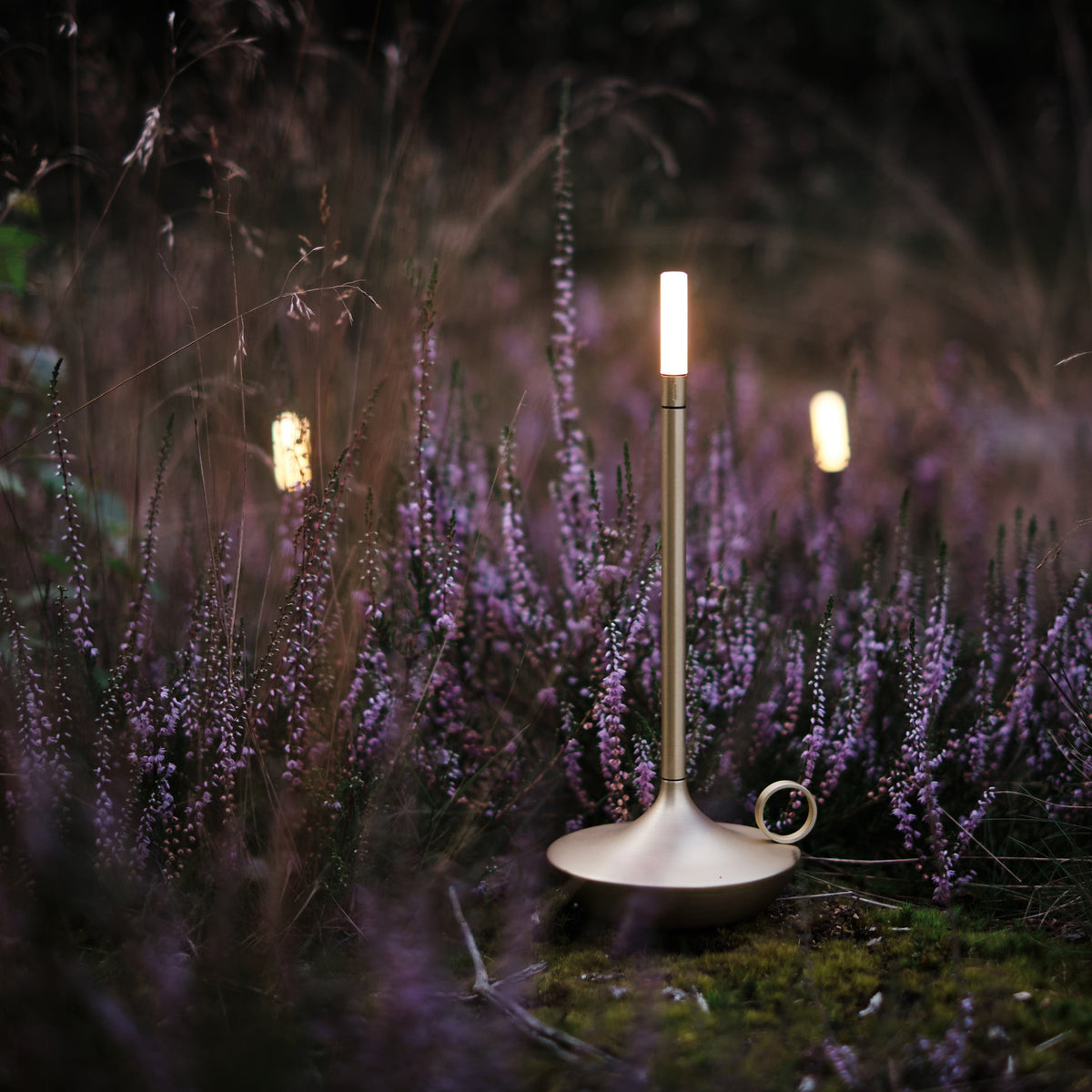 Graypants Wick Portable Table Lamp 26cm - Brass