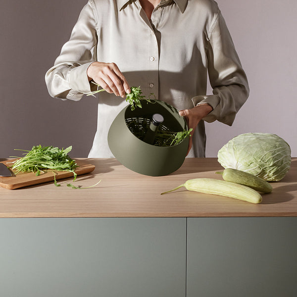 EVA SOLO Green Tool Spinning Colander - Card N All