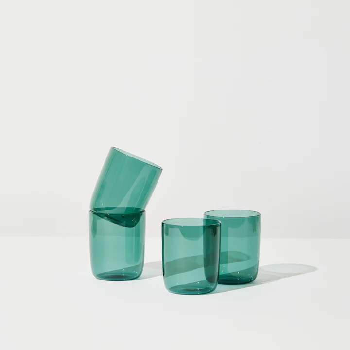 House of Nunu Belly Set of 4 Cups - Teal