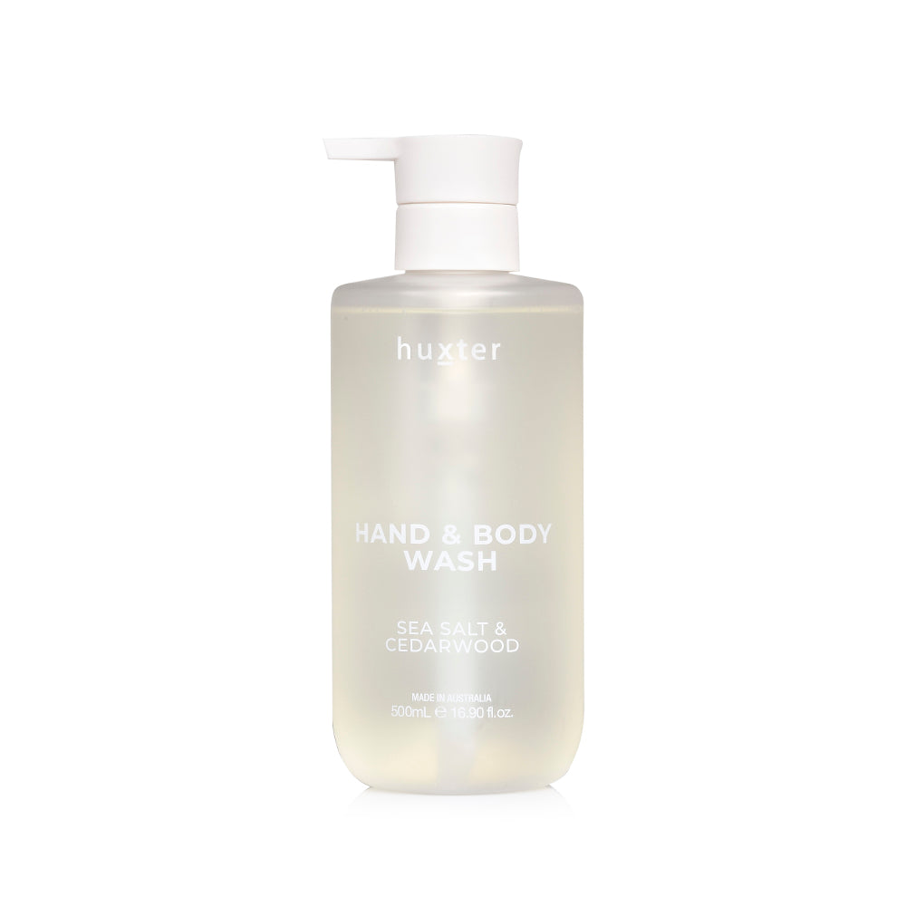 Huxter 500ml Hand & Body Wash - Sea Salt & Cedarwood