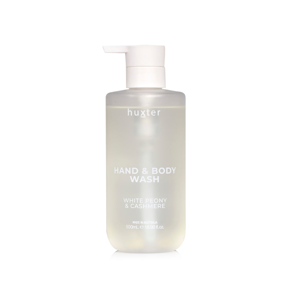 Huxter 500ml Hand & Body Wash - White Peony & Cashmere