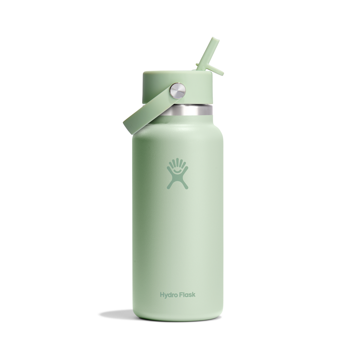 Hydro Flask 32oz (946mL) Wide Mouth with Flex Straw Cap - Tonal Aloe