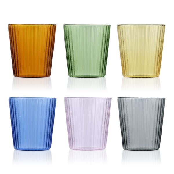 IVV Narciso Multicolour Tumbler Set of 6 (300ml)