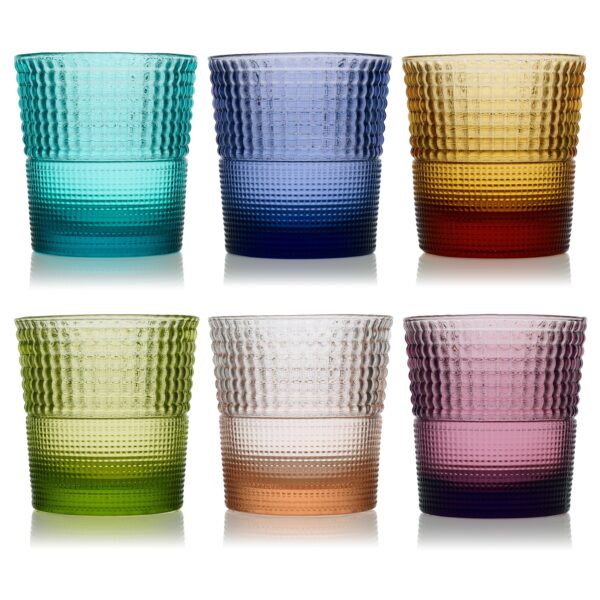 IVV Speedy Multicolour Tumbler Set of 6 (280ml)