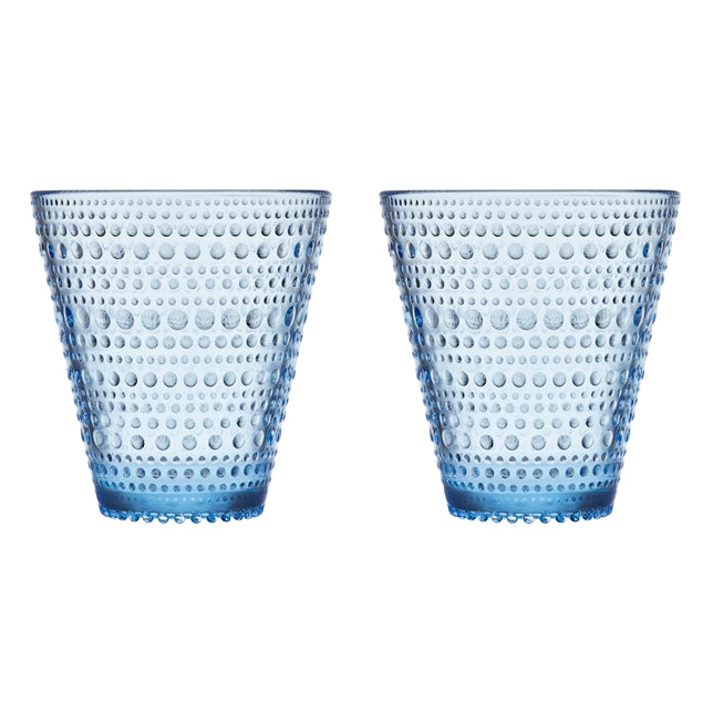 Iittala Kastehelmi Tumbler Pair - Aqua