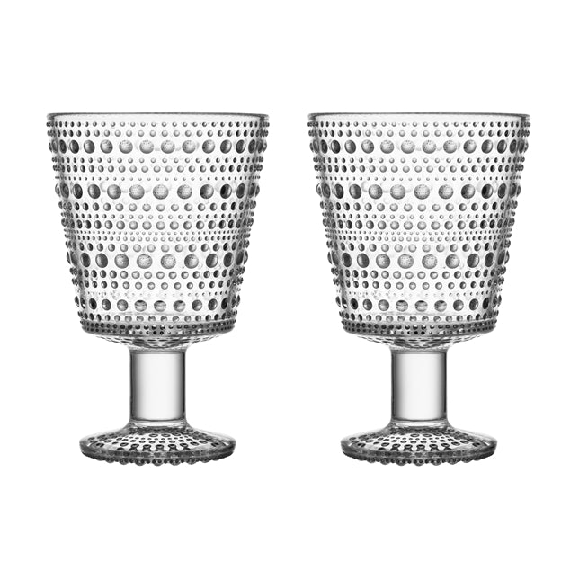 Iittala Kastehelmi Universal Glass Pair - Clear