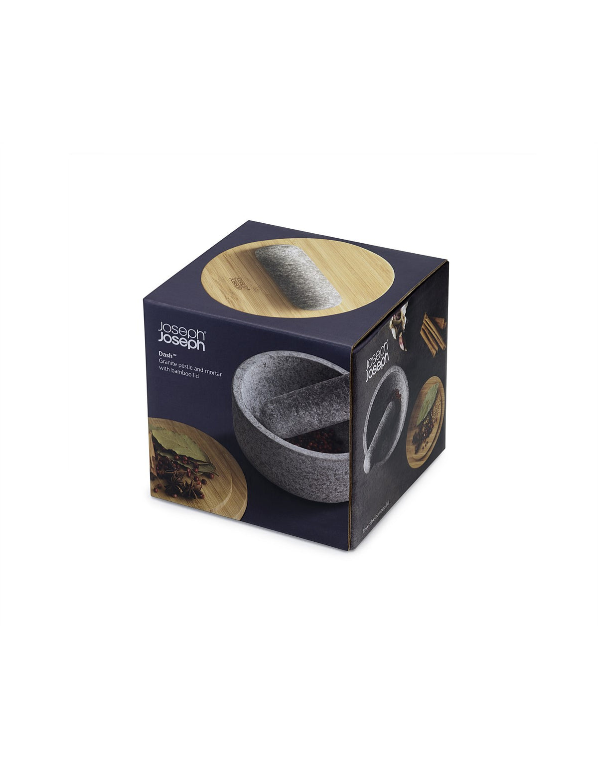 Joseph Joseph Dash Pestle &amp; Mortar with Bamboo Lid