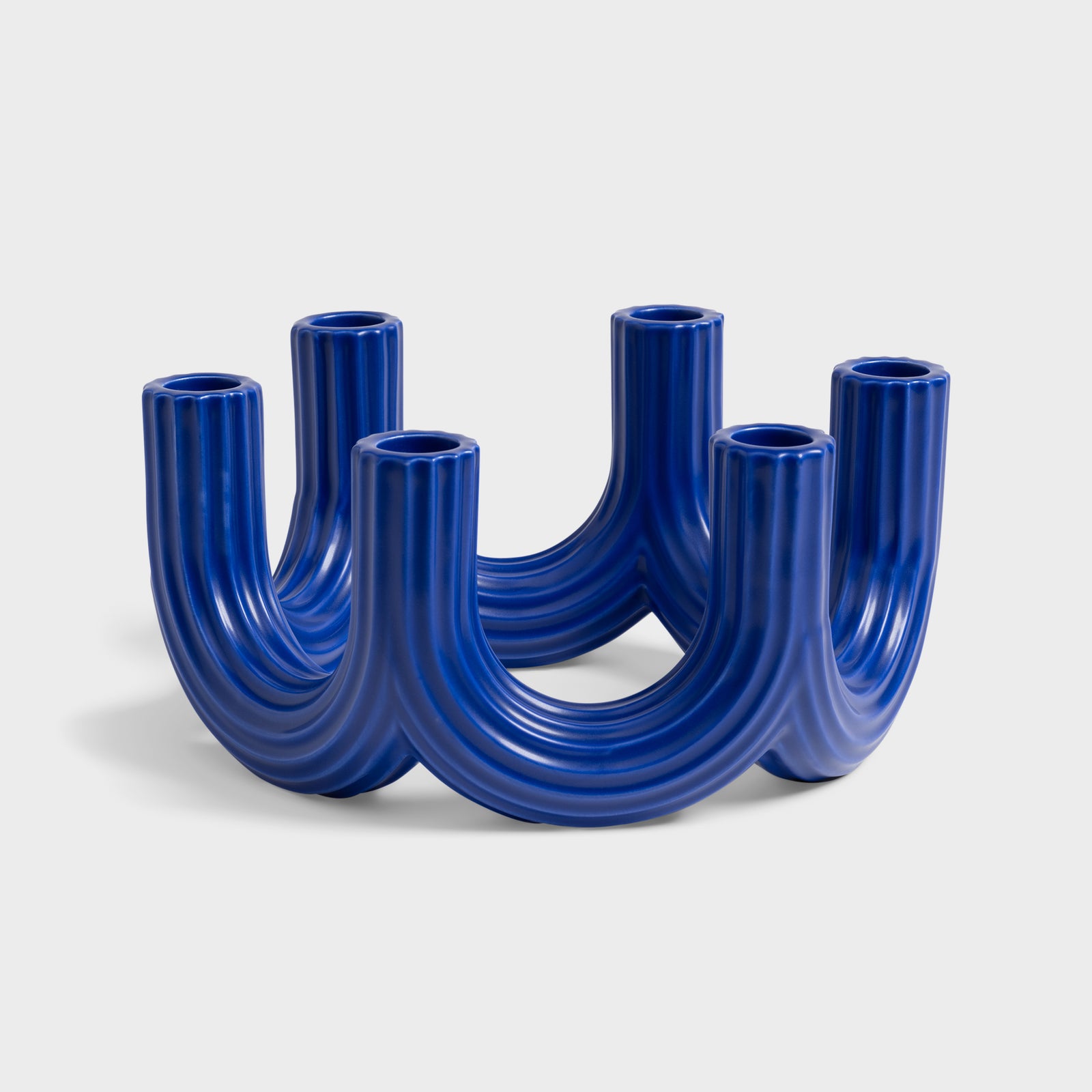 &Klevering Churros Candle Holder - Blue